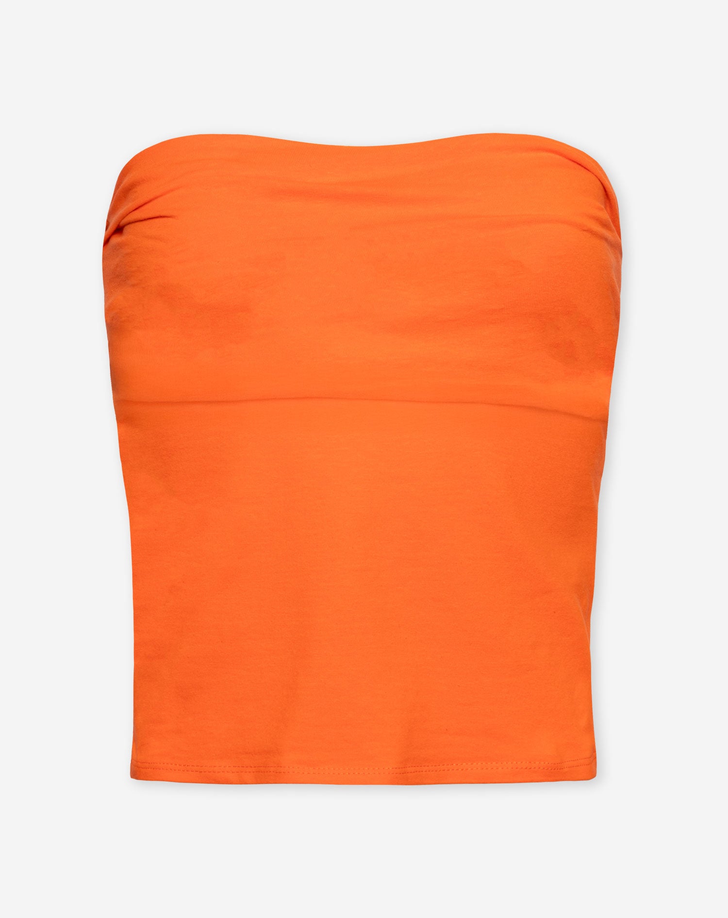TAMAR STRAPLESS RUCHED TOP ORANJE