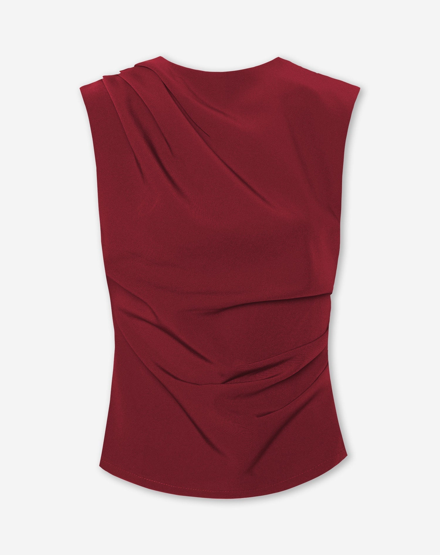 TOP CON CREMALLERA BORDEAUX