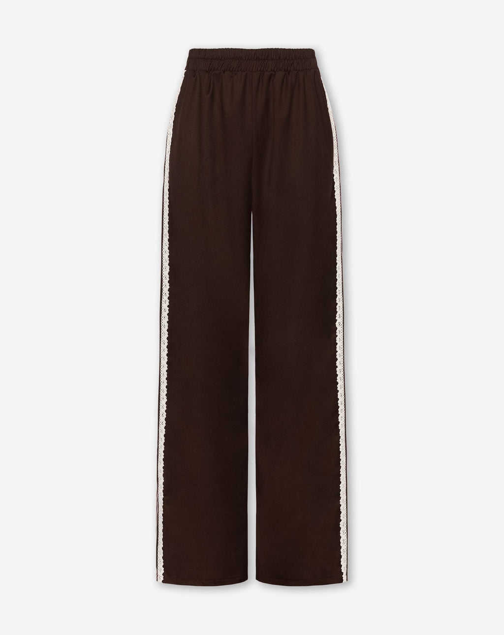 CROCHET TAPE PANTALON PETITE BRUIN