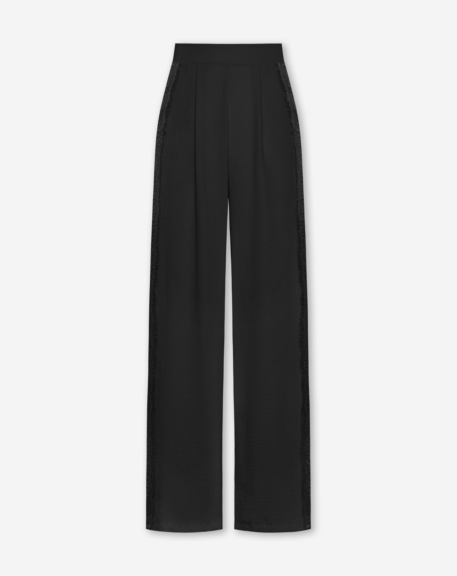 JULIE LACE TAPE PANTALON PETITE ZWART