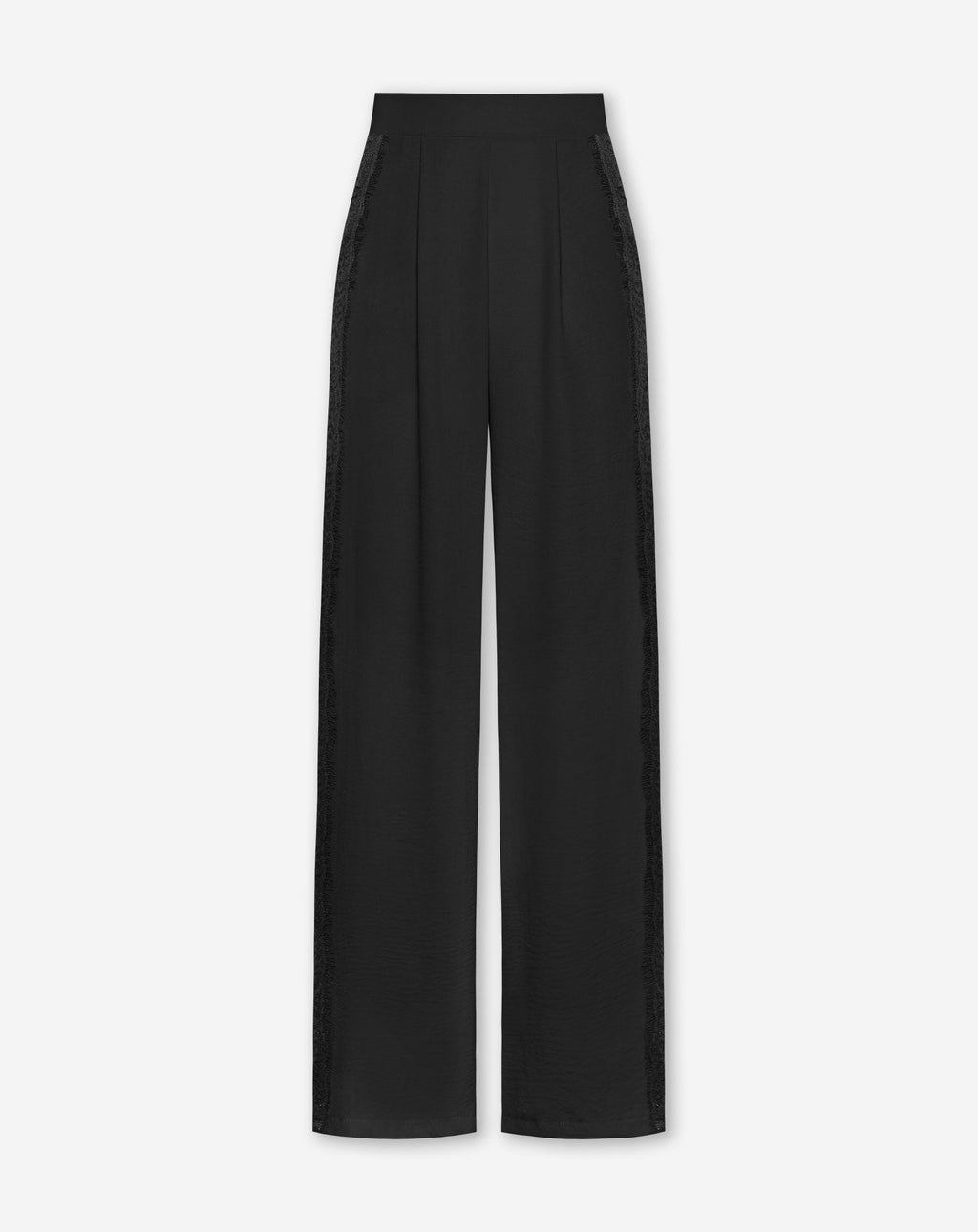 JULIE LACE TAPE PANTALON TALL ZWART