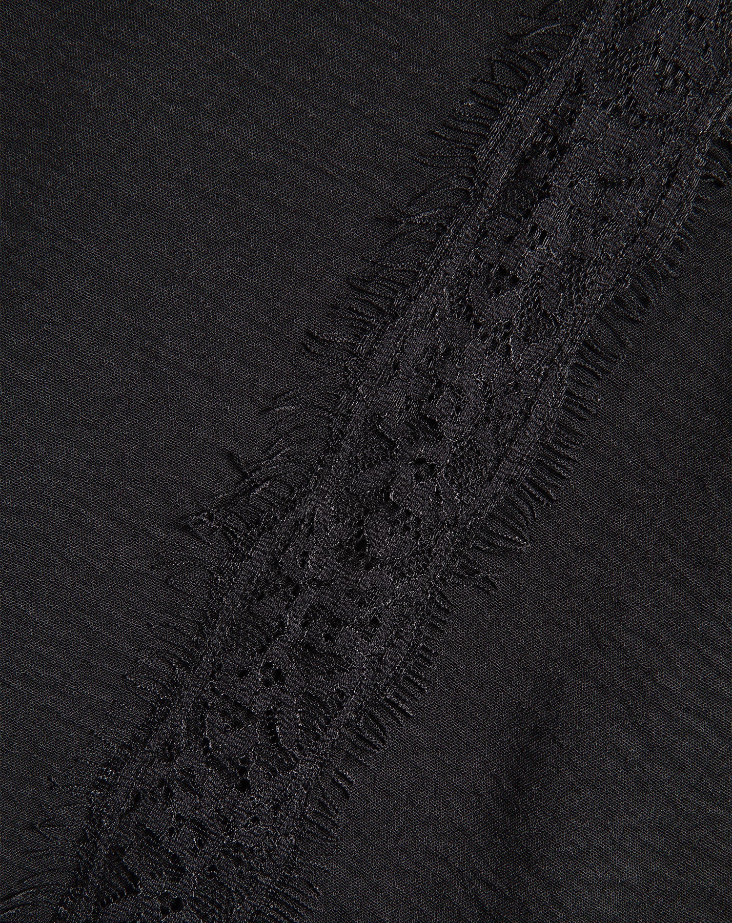 JULIE LACE TAPE PANTALON PETITE ZWART