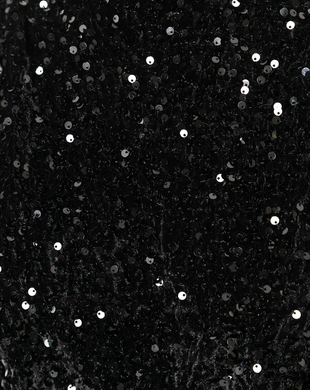 VELVET SEQUIN SKORT ZWART