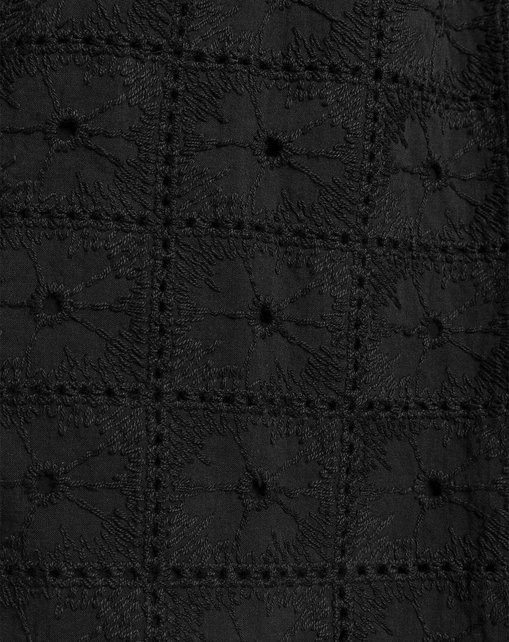 LOREEN BRODERIE SKORT ZWART