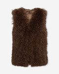 AUBREY HAIRY GILET BRUIN