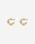 CHUNKY SWIRL EARRINGS GOLD