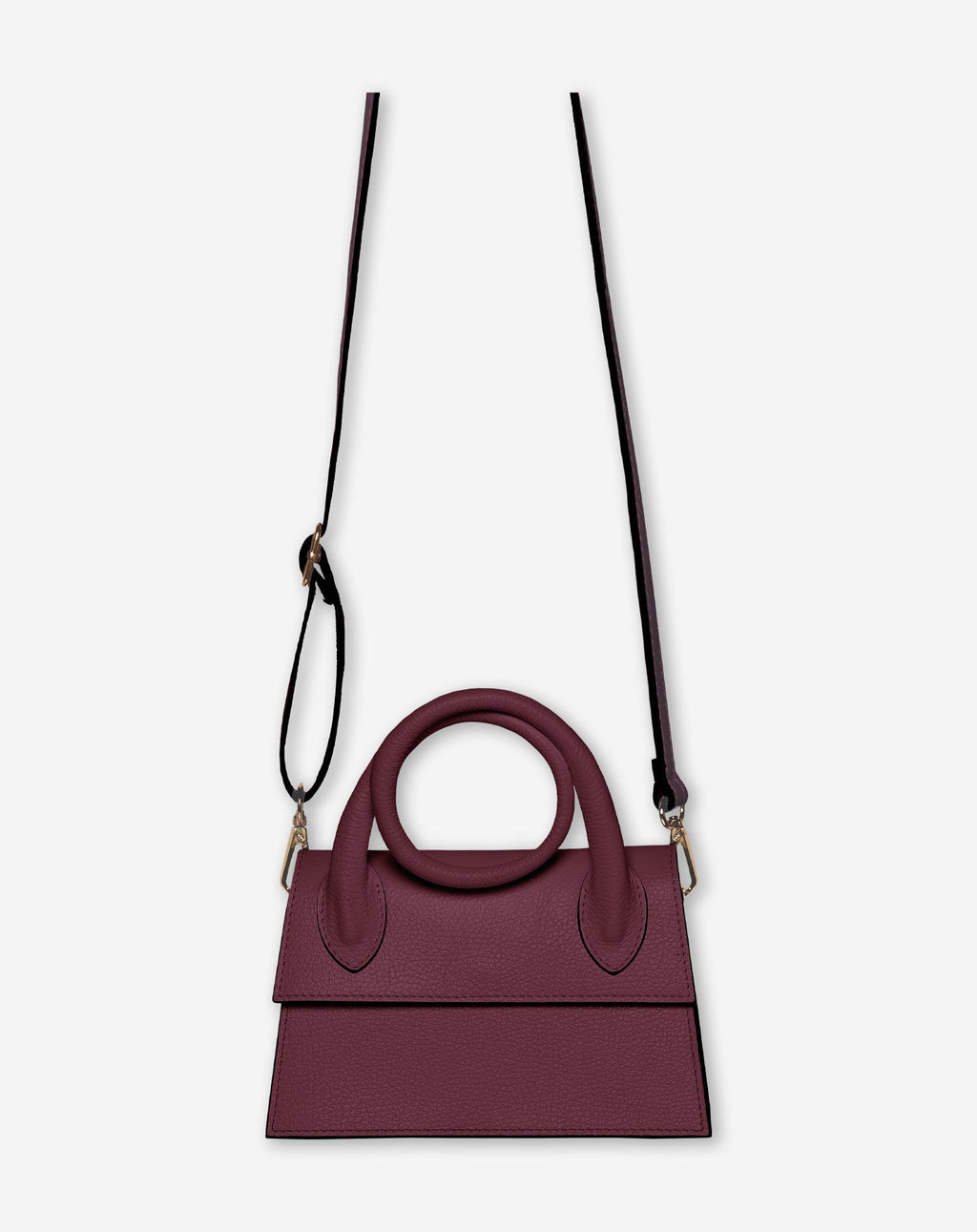 JOLIE FLAP BAG BURGUNDY