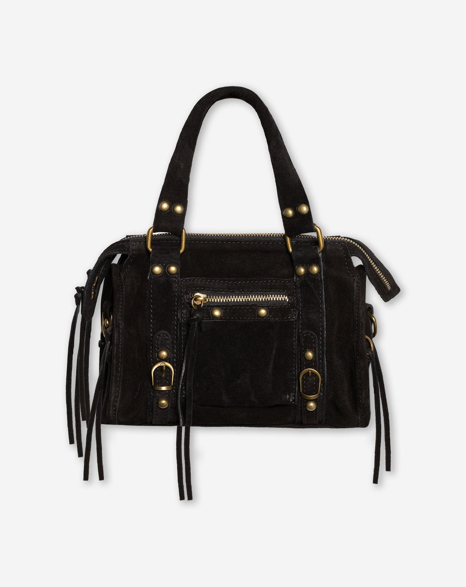 BOBBI SUEDE BAG ZWART