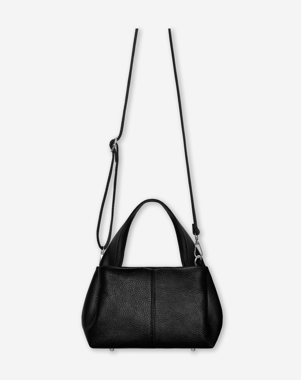 SUZE LEATHER BAG ZWART
