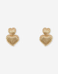 PENDIENTES DOBLE CORAZÓN