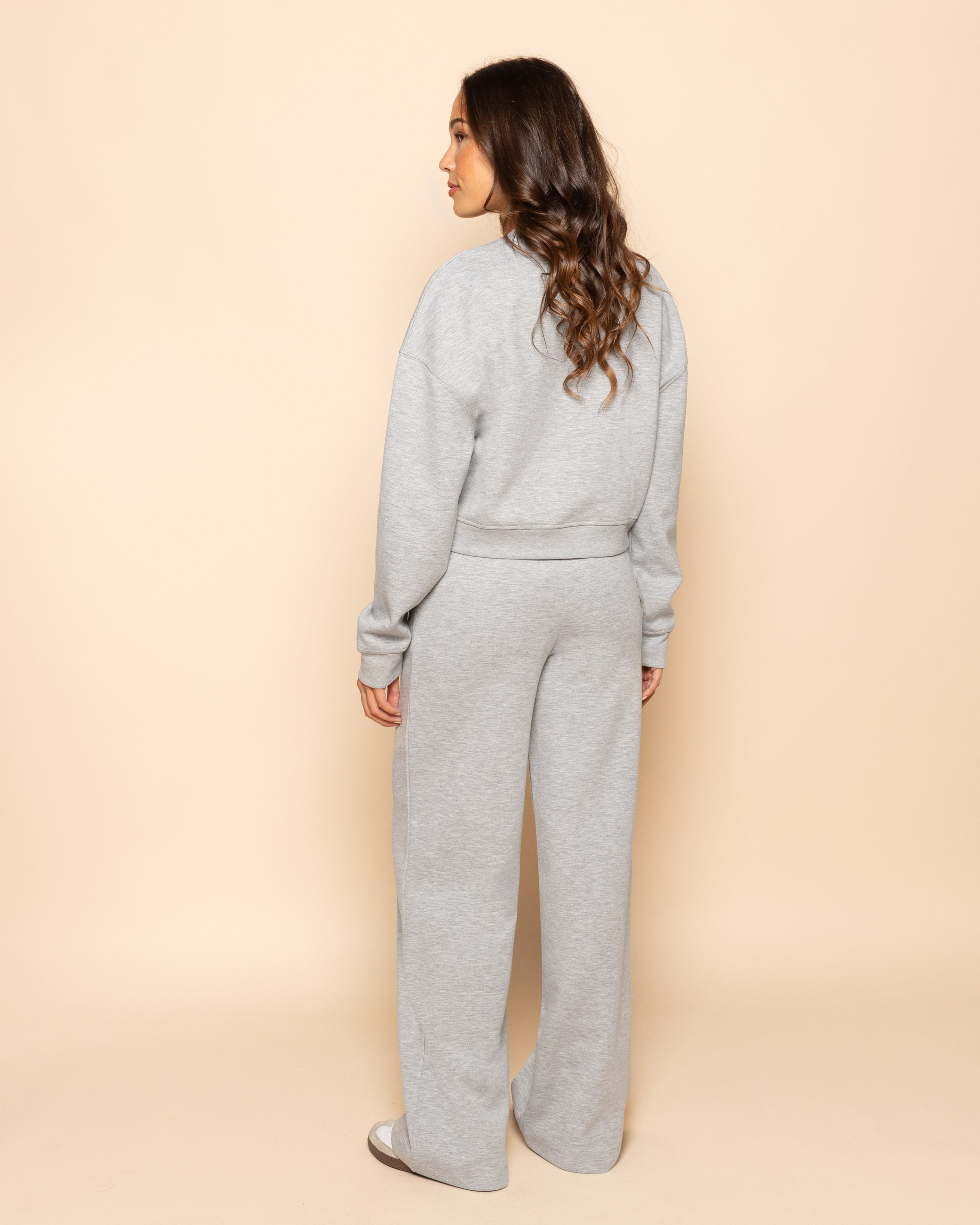 SCUBA PINTUCK PANTS PETITE LICHTGRIJS