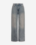 WIDE LEG JEANS VINTAGE BLAUW