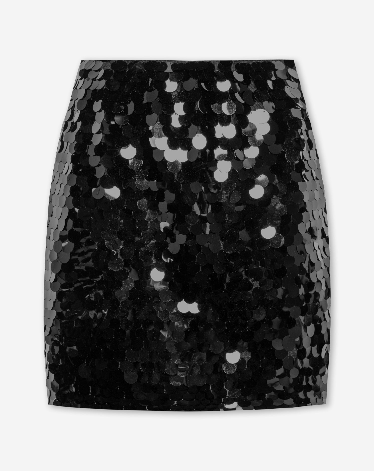 GIGI BIG SEQUIN SKIRT ZWART