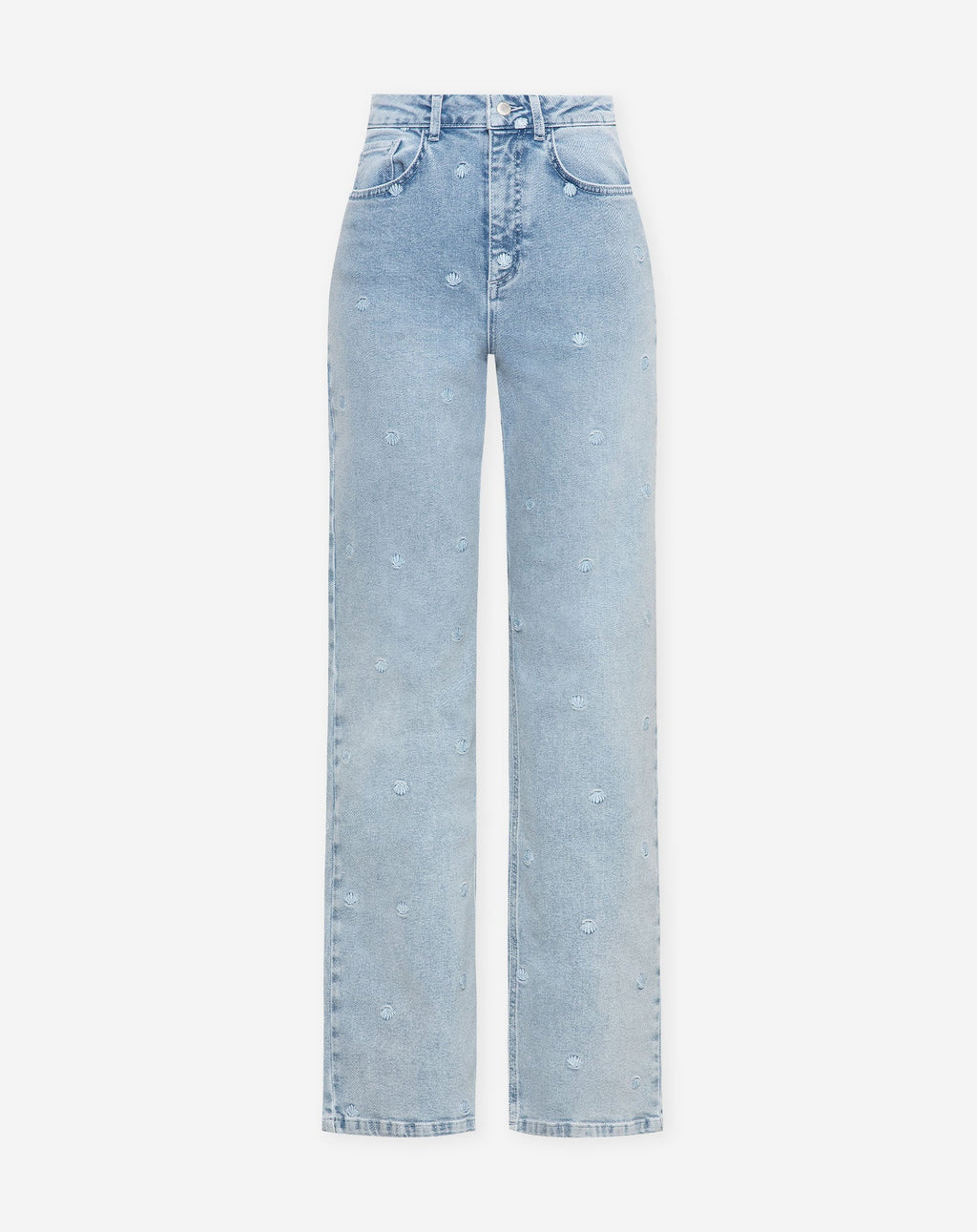 SHELL BOOTCUT JEANS BLAUW