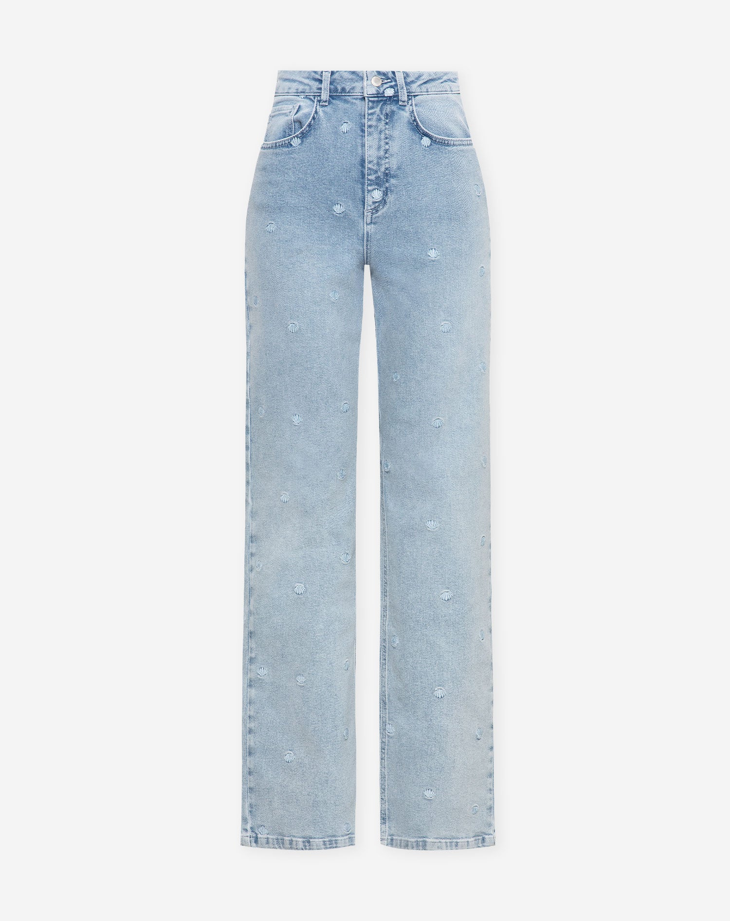 SHELL BOOTCUT JEANS BLAUW