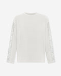 LACE INSERT LONG SLEEVE TEE CRÈME