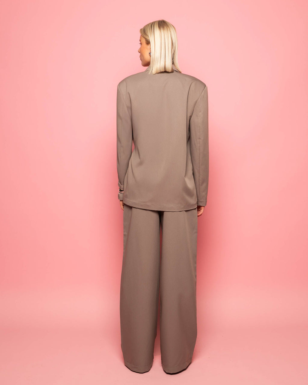 ZOEY STRAIGHT LEG PANTALON TAUPE