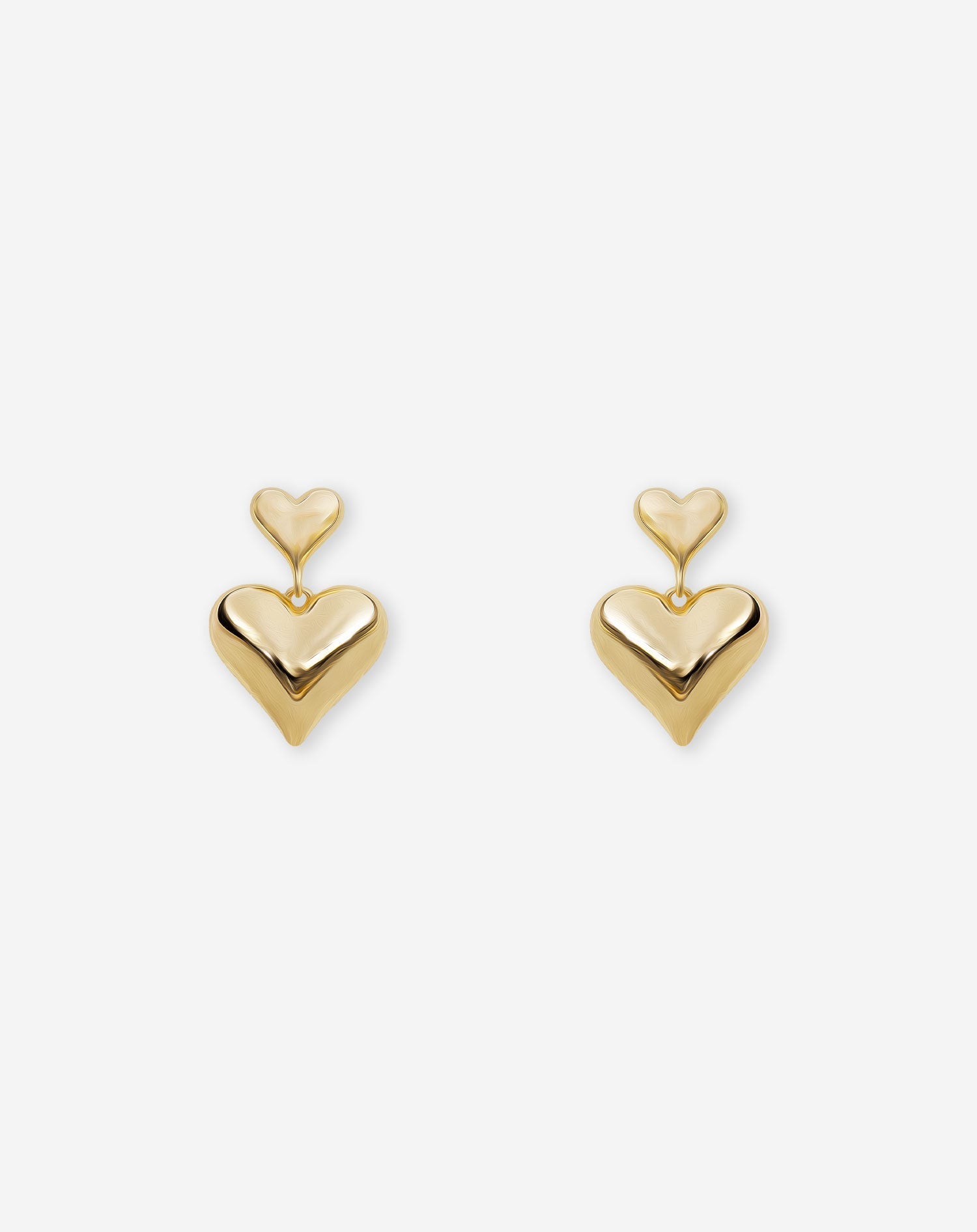 ROSIE DOUBLE HEART EARRINGS