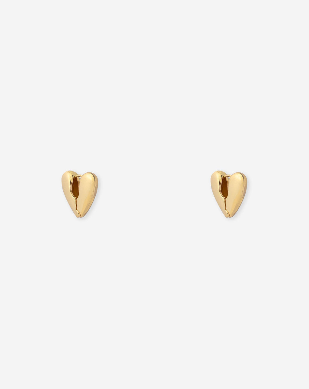 HEART HOOP EARRINGS