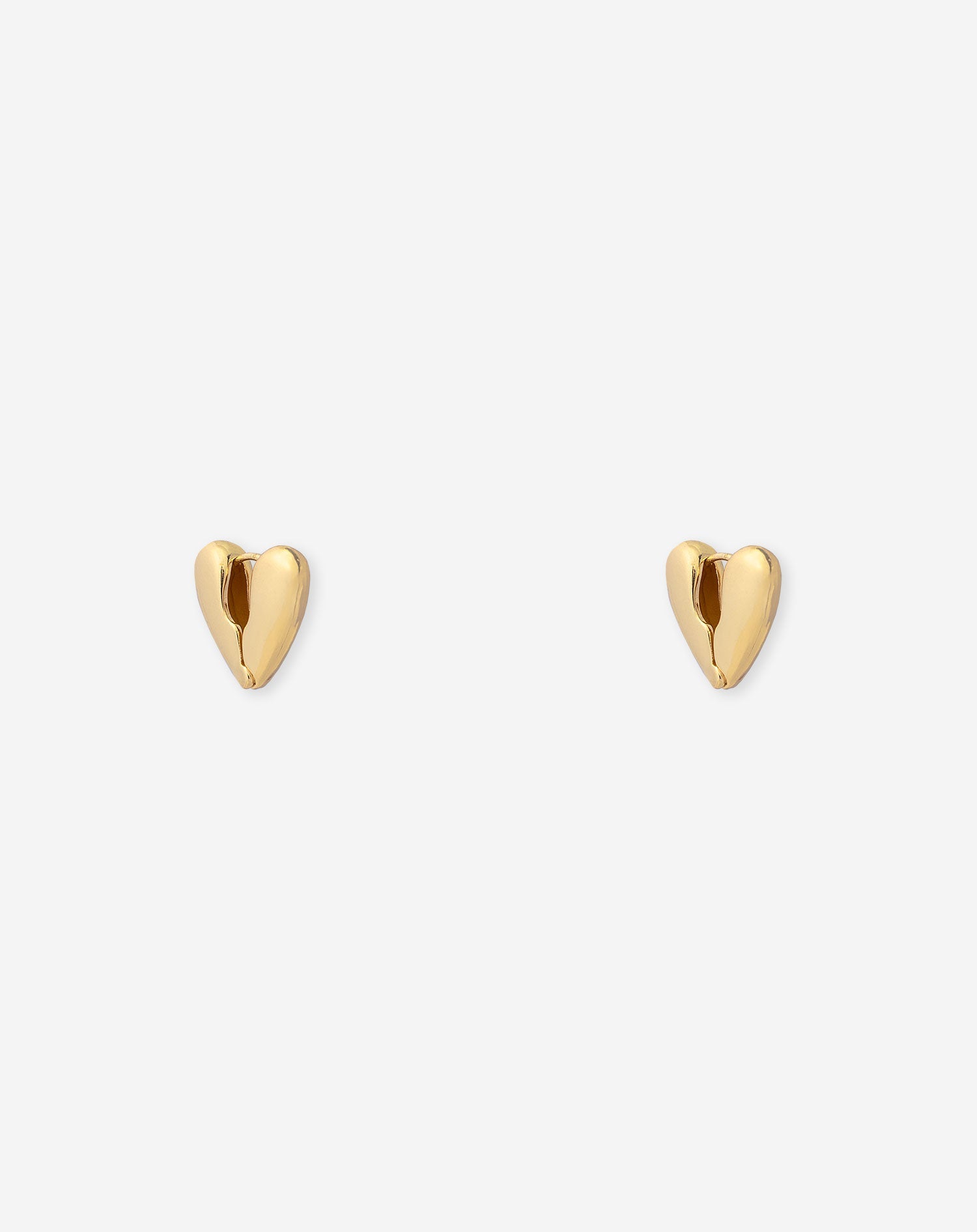 HEART HOOP EARRINGS