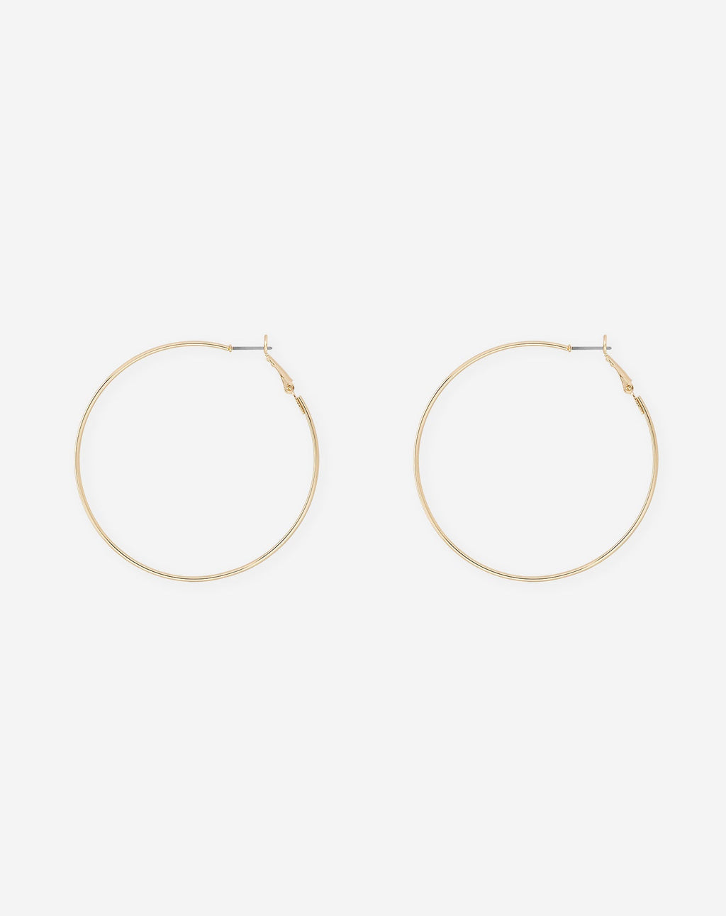 BIG THIN HOOP EARRINGS