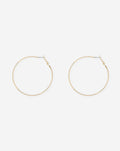 BIG THIN HOOP EARRINGS