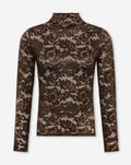 ROSY LACE TOP BRUIN