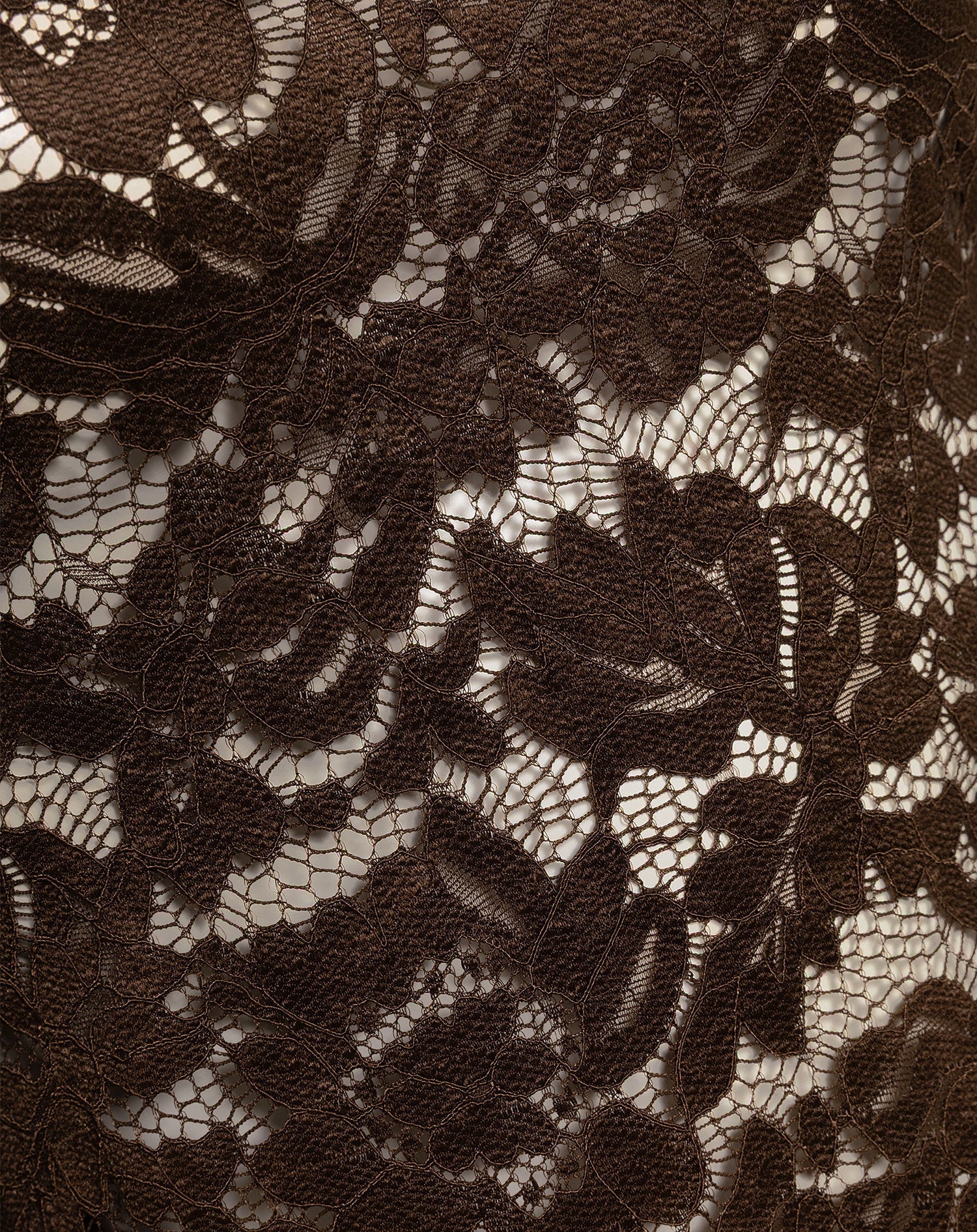 ROSY LACE TOP BRUIN