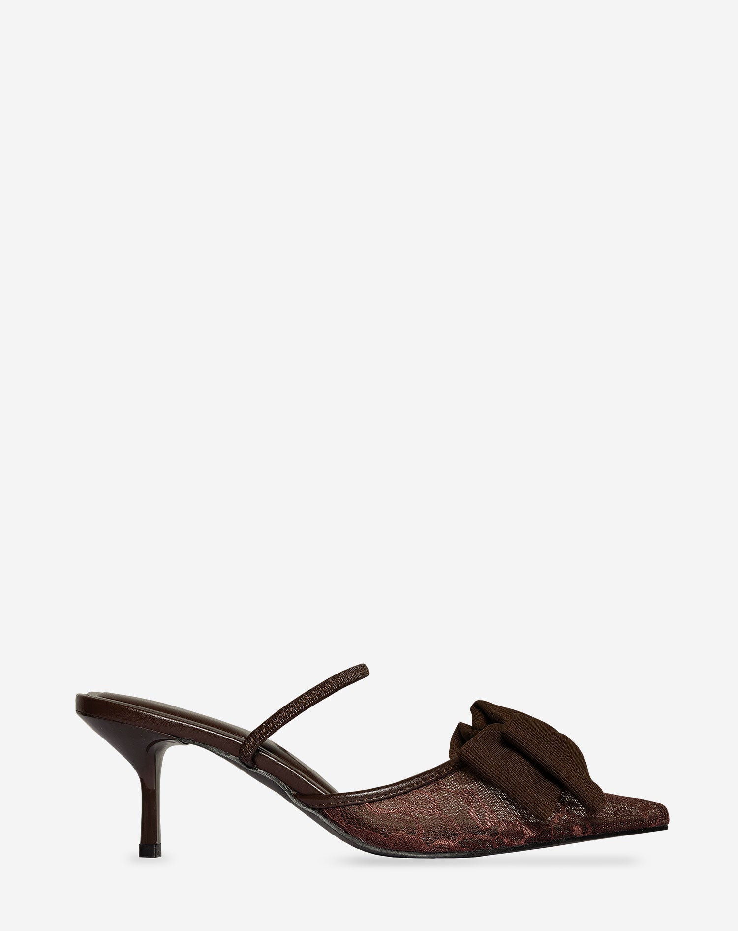 LACE BOW HEELS BRUIN