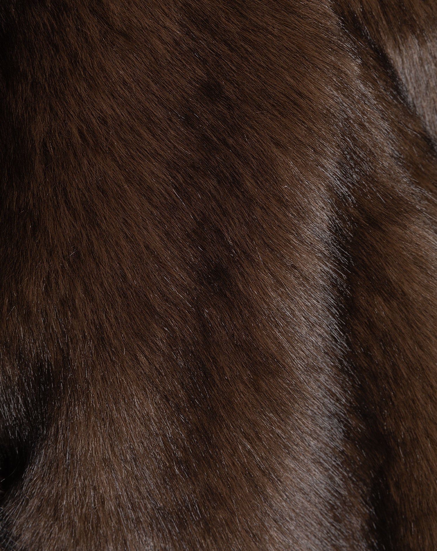 FAUX FUR SHORT COAT DONKERBRUIN